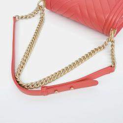 Chanel Chevron Boy Medium Bag