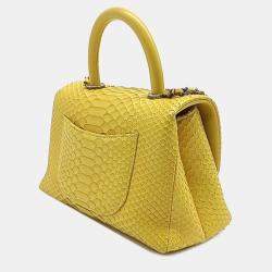 Pre Owned Chanel Python Coco Handle 23 Bag