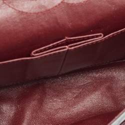 Pre Owned Chanel Blue Quilted Leather Classic 224 Reissue 2.55 Flap Bag