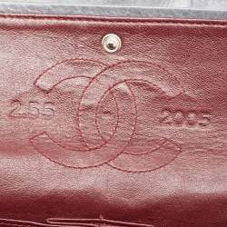 Pre Owned Chanel Blue Quilted Leather Classic 224 Reissue 2.55 Flap Bag