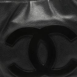 Pre Owned Chanel Black Leather Bekko Shopper Tote