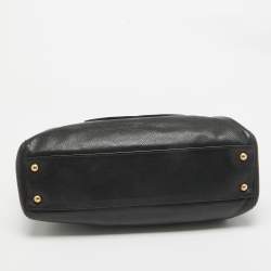Pre Owned Chanel Black Leather Bekko Shopper Tote