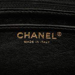 Chanel Black Leather Kelly Top Handle Bag