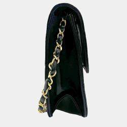 Chanel Black Leather Flap Shoulder Bag