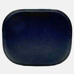 Chanel Navy Blue Lambskin CC Vanity Case with Chain