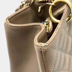 Chanel Beige Caviar Leather  GST Tote Bag