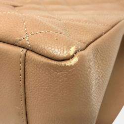 Chanel Beige Caviar Leather  GST Tote Bag