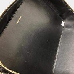 Chanel Black Patent Leather Vintage Lunch Box Crossbody Bag