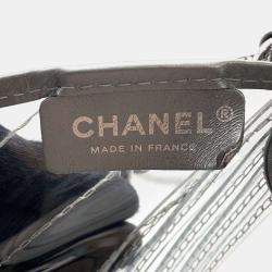 Chanel Transparent PVC V-stitch Chain Shoulder Bag