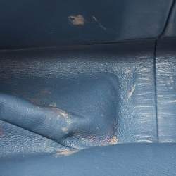 Pre Owned Chanel Blue Quilted Leather Jumbo Classic Double Flap Bag