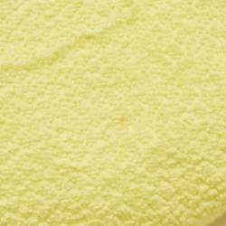 Pre Owned Chanel Yellow Terry Cloth CC Beach Tote w/Towel Set