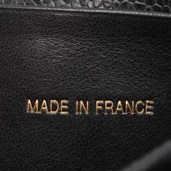 Pre Owned Chanel Black Caviar Leather Bifold Wallet