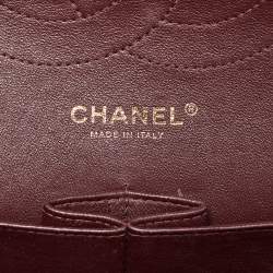 Pre Owned Chanel Black Caviar Quilted Leather Jumbo Classic Double Flap Bag