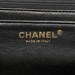 Chanel Black Lambskin Kelly Top Handle