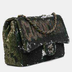 مملوكة مسبقًا Chanel Paris-Cuba Medium Sequin Coco Cuba Flap
