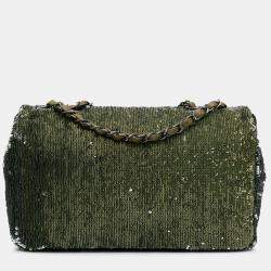 مملوكة مسبقًا Chanel Paris-Cuba Medium Sequin Coco Cuba Flap