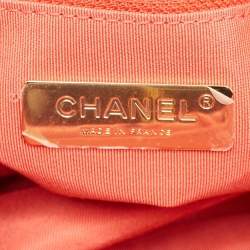 Chanel Red Quilted Wild Stitch Leather Medium 19 Flap Bag