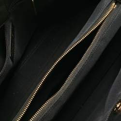 Pre Owned Chanel Black Leather Small Cerf Shopper Tote