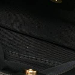 Pre Owned Chanel Black Leather Small Cerf Shopper Tote