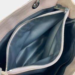 Pre Owned Chanel Pink Caviar Leather Quilted GST Tote Bag