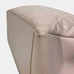 Pre Owned Chanel Pink Caviar Leather Quilted GST Tote Bag