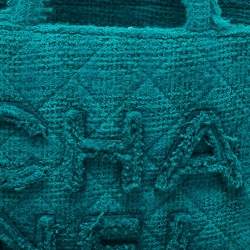 مملوكة مسبقًا حقيبة يد شوبير شانيل متوسطة تويد أخضر