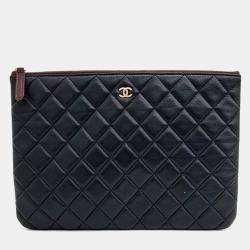 Pre Owned Chanel Clutch New Medium