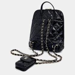 Chanel patent backpack