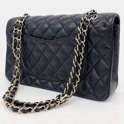 Pre Owned Chanel Caviar Classic Medium bag