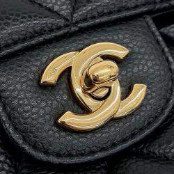 Pre Owned Chanel Caviar Classic Medium bag