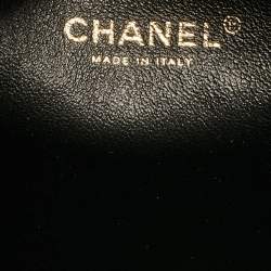 Pre Owned Chanel Black Quilted Aged Leather Large Reissue Camera Shoulder Bag