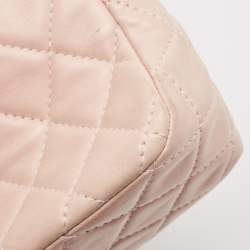 Chanel Light Pink Quilted Leather Jumbo Classic Single Flap Bag