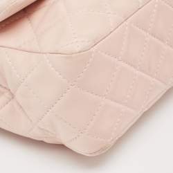 Chanel Light Pink Quilted Leather Jumbo Classic Single Flap Bag