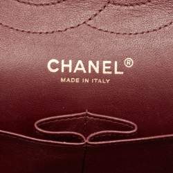 Pre Owned Chanel Black Quilted Caviar Leather Jumbo Classic Double Flap Bag