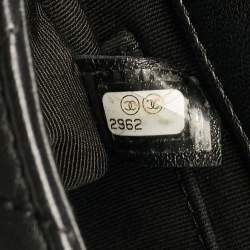 Pre Owned Chanel Black Quilted Leather My Precious Pearl Flap Bag