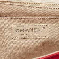 Pre Owned Chanel Red Quilted Leather In-Business Flap Bag