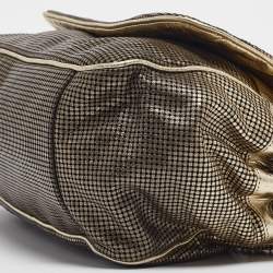 مملوكة مسبقًا Chanel Gold Ombre Perforated Leather Hollywood Accordion Flap Bag