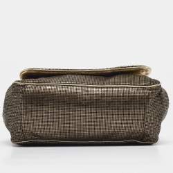 مملوكة مسبقًا Chanel Gold Ombre Perforated Leather Hollywood Accordion Flap Bag