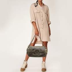 مملوكة مسبقًا Chanel Gold Ombre Perforated Leather Hollywood Accordion Flap Bag