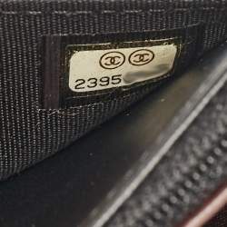 Chanel Black Quilted Leather Classic Wallet On Chain
