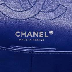 Chanel Purple Quilted Patent Leather Mini Reissue 2.55 Flap Bag