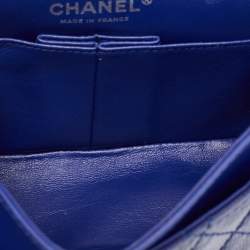 Chanel Purple Quilted Patent Leather Mini Reissue 2.55 Flap Bag