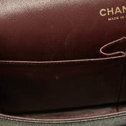 Chanel Black Caviar Leather Jumbo Classic Double Flap Bag