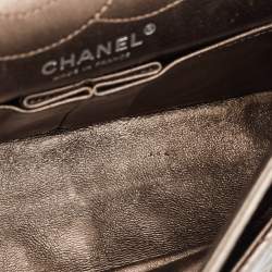 Chanel Metallic Quilted Aged Leather Reissue 2.55 Classic 225 Flap Bag