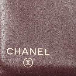 Chanel Black Quilted Caviar Leather CC Compact Wallet