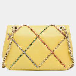 Chanel Small Lambskin Entwined Chain Flap