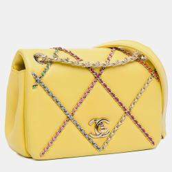 Chanel Small Lambskin Entwined Chain Flap