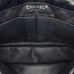 Chanel Medium Classic Canvas Sequin Stripes Double Flap Bag