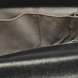 Pre Owned Chanel Black Quilted Leather New Medium Boy Bag