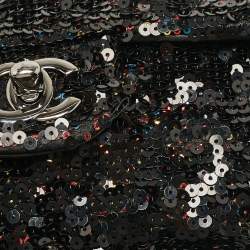 Pre Owned حقيبة شانيل كلاسيك جلد أسود مبطن صغيرة بقلاب مزدوج